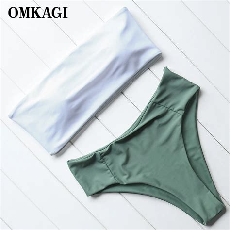 OMKAGI Brand Bikini Women Swimwear Biquinis Sexy Push Up Bikinis Set Swimsuit Bathing Suit