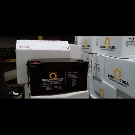 Jual Aki Kering Battery VRLA Bonaventura 12v 65Ah Aki Solar Cell