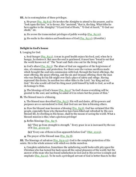 Psalm 84 commentary