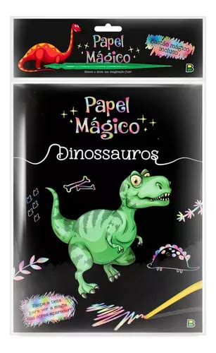 Livro De Colorir Infantil Rabisco M Gico Dinossauros De Brijbasi Art