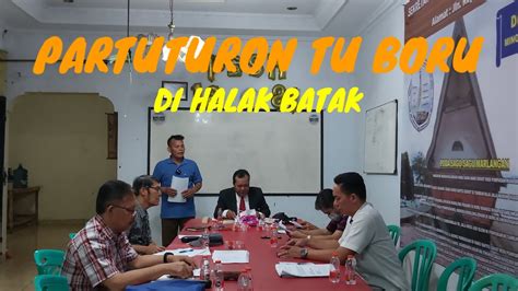 Partuturon Tu Boru Di Halak Batak Youtube