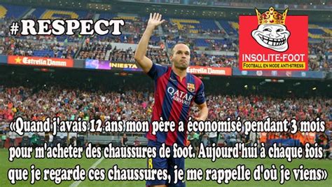 Insolite Foot On Twitter Andr S Iniesta