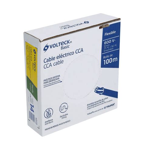 Caja De Cables Verdes Cca Volteck Basic Metros