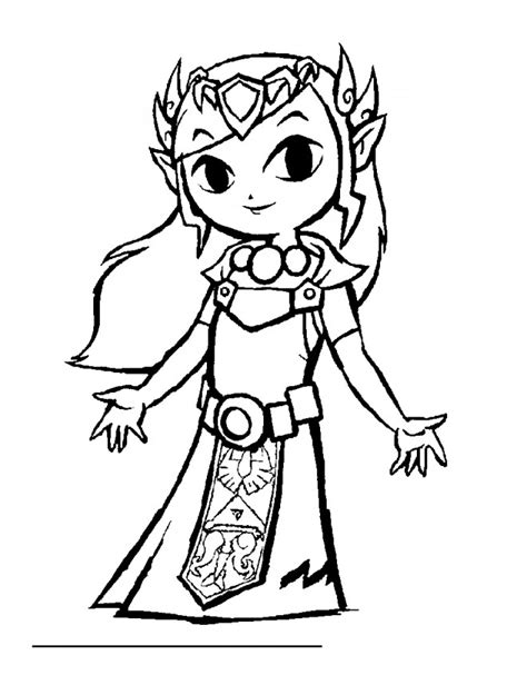 Coloriage Zelda Majoras Mask Dessin Gratuit à Imprimer