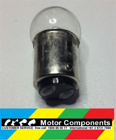 6 Volt 5 Watt Ba15d Glass Bulbs New Dual Contact 6v Globes Single Filament 10pak Ebay