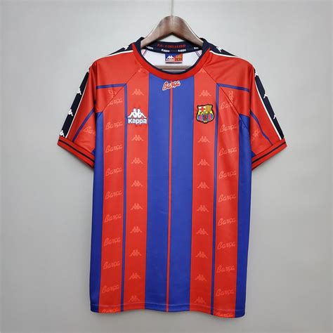 Barcelona Home 1997 98 Retro Jersey In India COPYCATZ