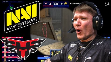 NAVI против HEROIC l S1MPLE ПОКАЗАЛ ЭМОЦИИ l BLAST Premier Fall Finals