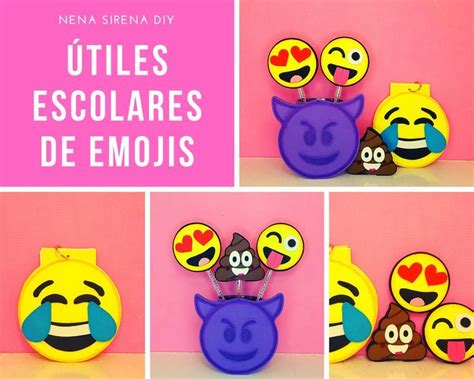 Útiles escolares de emojis Enamel pins Enamel