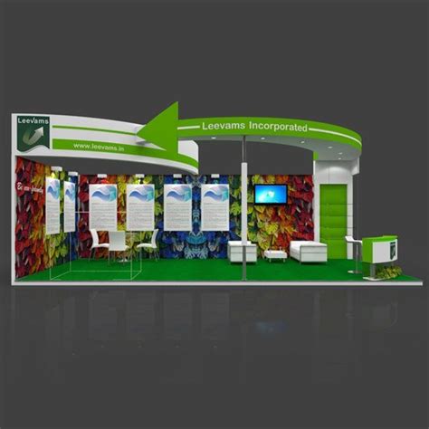 Exhibition Booth 3D Model 9x4 Mtr Exhibition Booth Exhibition