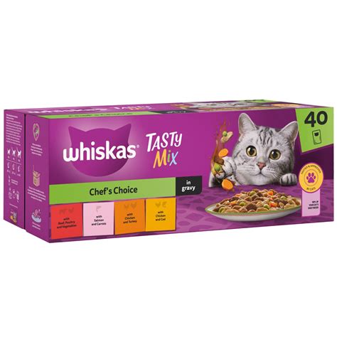 Whiskas Tasty Mix Chef S Choice In Gravy X G Cat Food B M