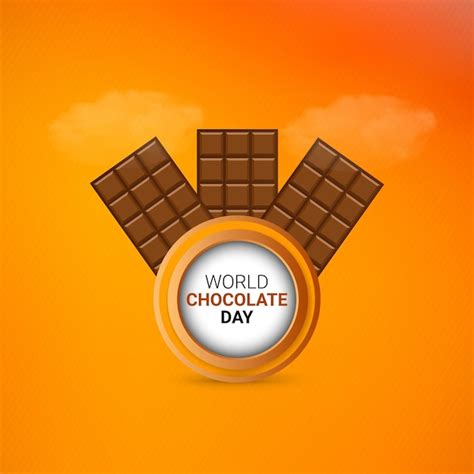 Premium Vector World Chocolate Day Creative Ads Design World