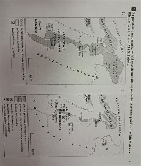 Na Podstawie Map Napisz W Jaki Spos B Zmieni A Si Wielko Terytori W