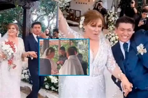 ¡se Casaron Filtran Primeras Imágenes De La Boda De Alina Lozano Y Jim