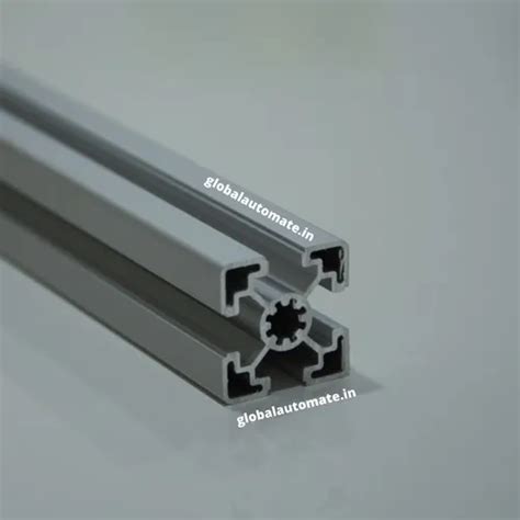 T Profile Global X T Slot Aluminium Extrusion Profile Silver Matt