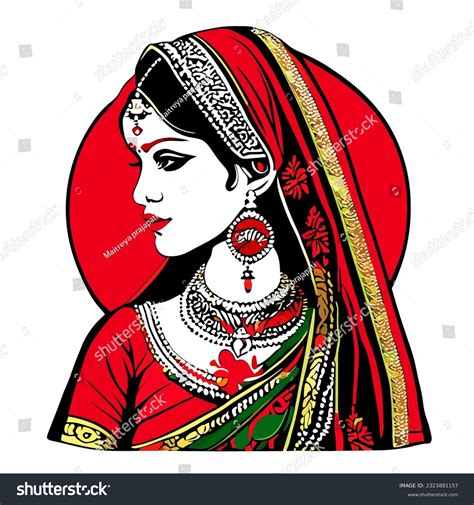 Indian Bride Clipart