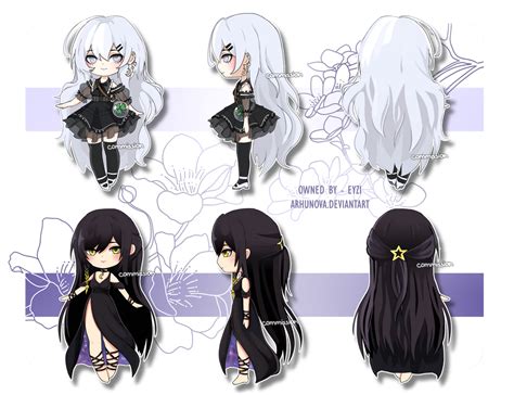 Chibi Reference Sheet Owned By Eyzi By Arhunova On Deviantart