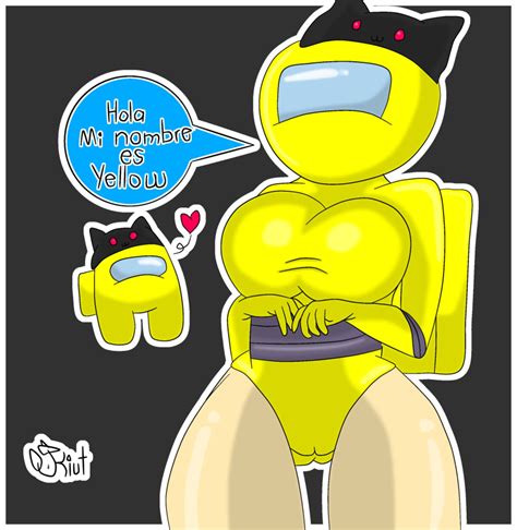 Rule 34 Among Us Among Us Game Among Us Yellow Female Kiut Arts Oc Original Character Tagme