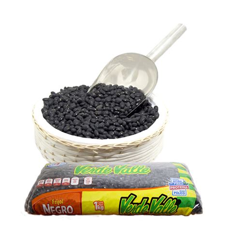 Frijol Negro Crudo 1kg 1 Kg Verde Valle Frijoles Cm Abastos