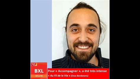 Au Fil De La Vie Enzo Bordonaro Pour L Association Accompagner L