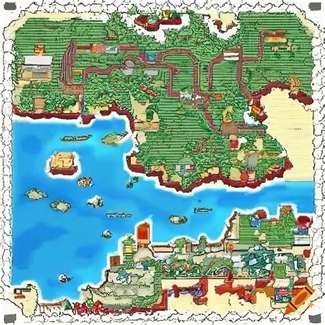 Rio Pokémon Map On Craiyon