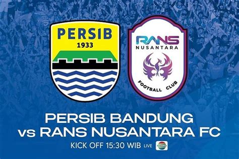 Live Indosiar Berikut Link Live Streaming Bri Liga Persib Vs Rans