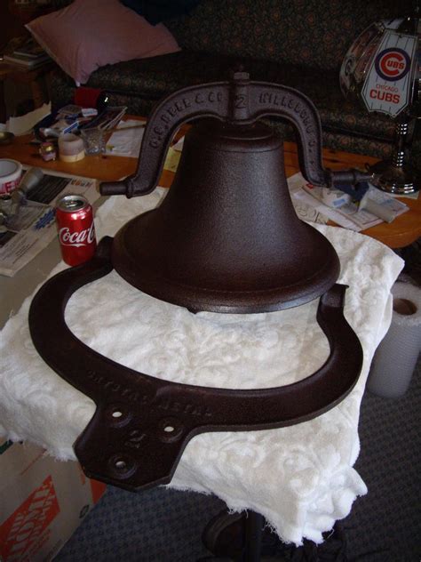 Antique 1886 Cs Bell And Co No2 Cast Iron 16 Hillsboro Oh School