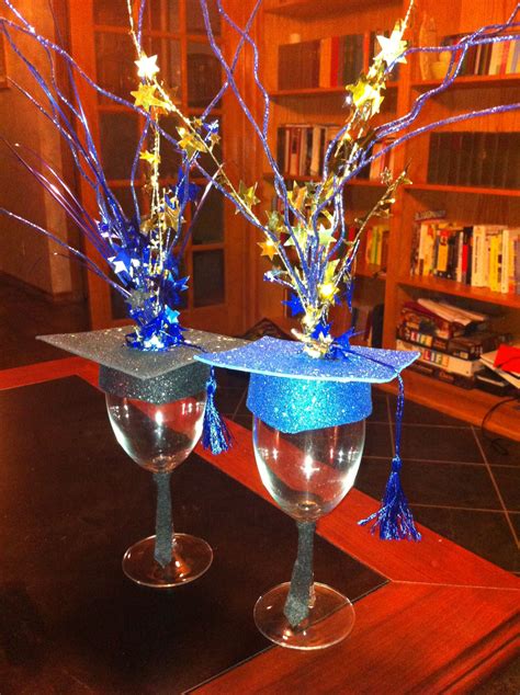 Teran S Graduation Centerpiece Place A Battery Powered Tea Light