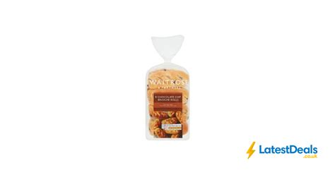 Waitrose Chocolate Chip Brioche Rolls S At Waitrose