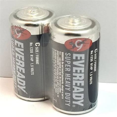 Jual Baterai Eveready Size C R14 Ukuran Sedang 1 5 V Eveready Super