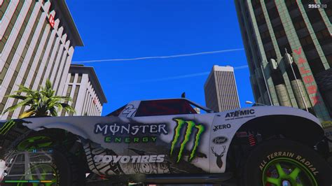 Monster Energy Trophy Truck Livery Gta5