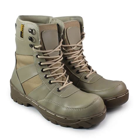 Sauqi Delta Ninja Inc Sepatu Boots Pria Safety Ujung Besi Pdl Proyek