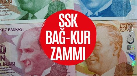 SSK ve Bağkur zammı Asgari ücret sonrası yeni tablo Bayburt Postası