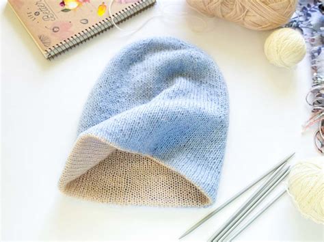 Double Sided Beanie Knit Pattern For Beginners Kremi