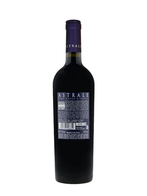 Astrale Vino Rosso D Italia Nv Bots The Oaks Cellars