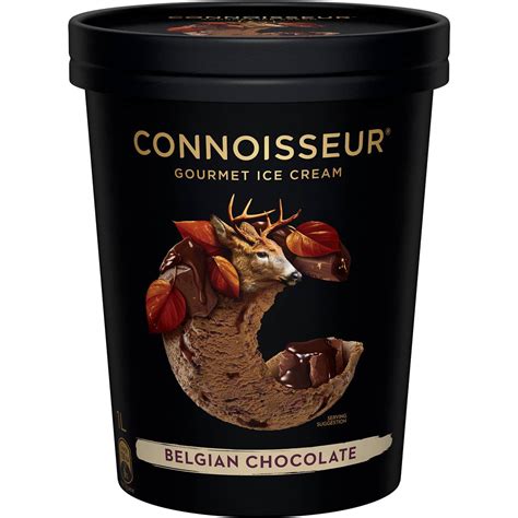 Connoisseur Ice Cream Belgian Chocolate L Tub Woolworths