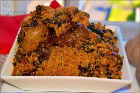 Egusi Soup Efo Elegusi Sisi Jemimah Nigerian Food Food Soup