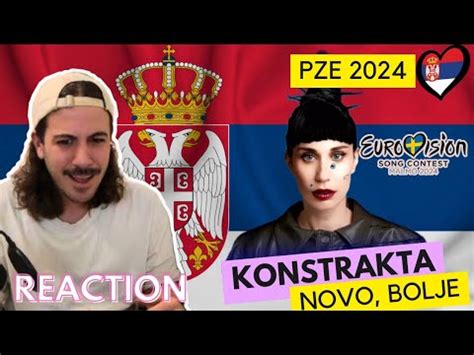 Reaction Konstrakta Novo Bolje SUBTITLED Pesma Za Evroviziju