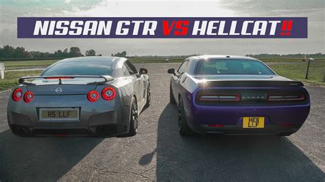 WHICH IS QUICKER GTR Vs HELLCAT YouTube