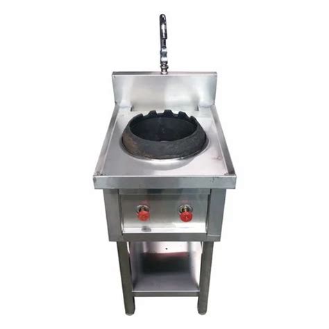 Lpg Single Burner Chinese Cooking Range For Commercial Kitchen At Rs