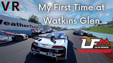 Vr My First Race At Watkins Glen On Lfm Assetto Corsa Competizione