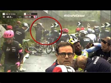 Resumen Etapa Giro De Italia Brutal Caida Hoy Movistar De