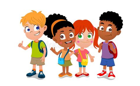 Mixed Race Children Stock Illustrations 345 Mixed Race Children Stock