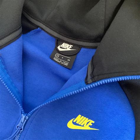 Nike Tech Fleece Hoodie In Blueblackyellow In Cm12 Basildon For £130