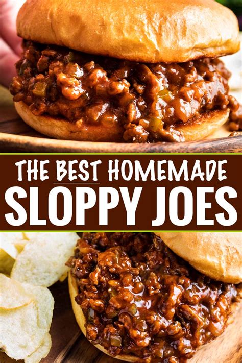 The Best Homemade Sloppy Joes The Chunky Chef