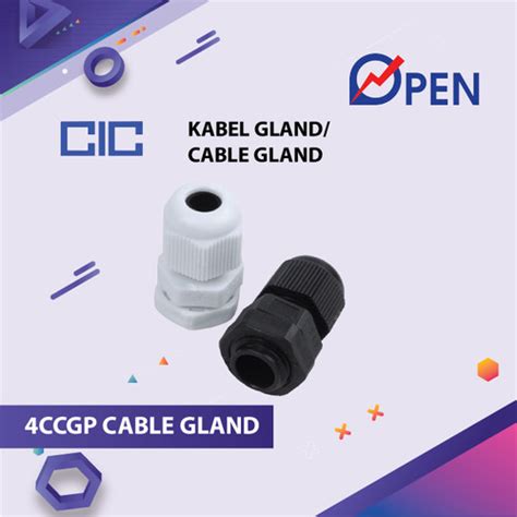 Jual Kabel Gland Cable Gland Pg Pg Cic Hitam Putih Jakarta