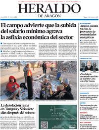 Portada Heraldo De Arag N Domingo De Febrero De