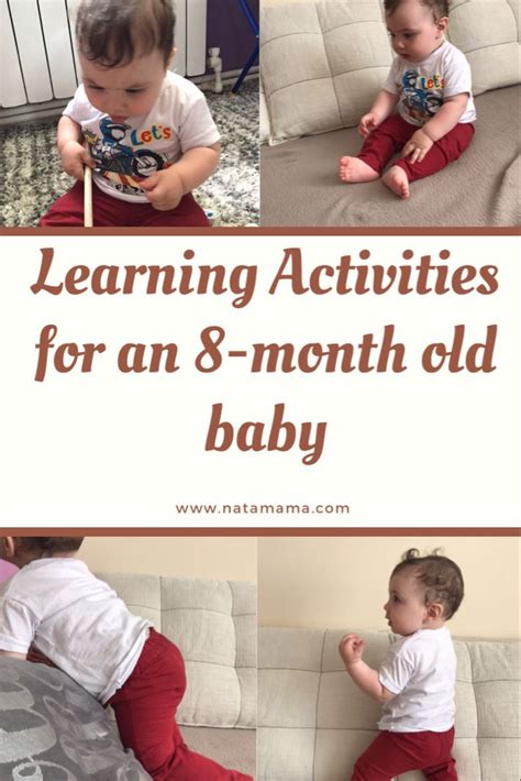 Learning Activities for 8-month Old Baby. | 8 month old baby, Baby learning activities, 8 month ...