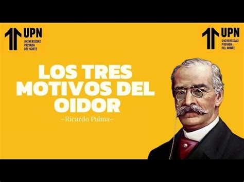 Video reseña de Los tres motivos del oidor por Ricardo Palma YouTube