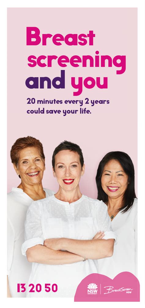 Breast Screening And You Brochure Breastscreen Nsw