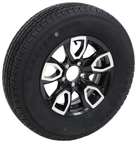 Karrier St R Radial Trailer Tire With Aluminum Wheel On